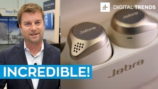 New Jabra Elite 75T True Wireless  First Look [upl. by Ruscher]