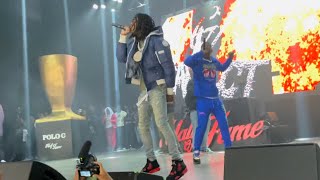 Polo G  Flex feat Juice WRLD LIVE in Atlanta GA  Hall Of Fame Tour 2021 [upl. by Laehplar672]