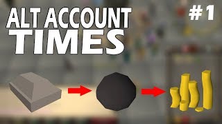 OSRS HOW LONG Does It Take To Make An ALT ACCOUNT  1 Cannonball Alt [upl. by Ydnat]