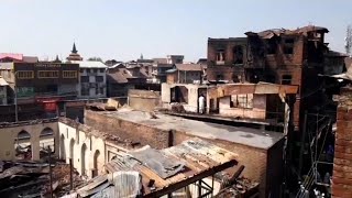 Property worth crores of rupees reduced to ashes in Bohri Kadal fire [upl. by Htenek449]