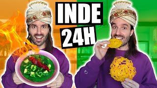 Je mange que des RECETTES INDIENNES pendant 24h  CARL IS COOKING [upl. by Acireed]