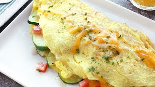 Simple AmericanStyle Omelet [upl. by Ahsead]