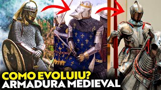 A EVOLUÇÃO DA ARMADURA NA IDADE MÉDIA  COMO ERA A ARMADURA DE UM CAVALEIRO MEDIEVAL [upl. by Ahsla]