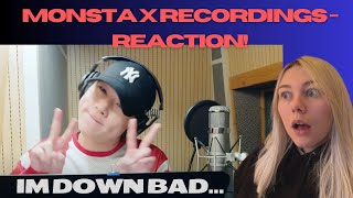 MONSTA X BURNING UP amp AND RECORDINGS  REACTION [upl. by Lobiv62]