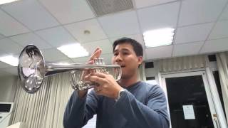 Marcel Bitsch Vingt Etudes for trumpet No2 [upl. by Hube]