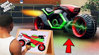 Franklin Using Magical Painting To Find The Most Fastest amp Strongest Bike In Gta V [upl. by Leikeze81]