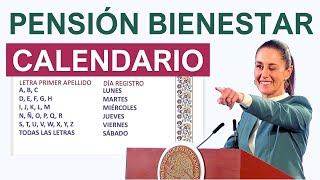 LA PRESIDENTA Publica Calendario Pensión y Nuevos Derechos [upl. by Ahtivak476]