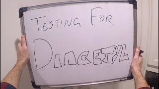 Doing a diacetyl test [upl. by Zerimar]