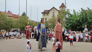 Ball dels gegants dArgentona a la festa major de La Roca del Vallès 2023 [upl. by Vivianna]