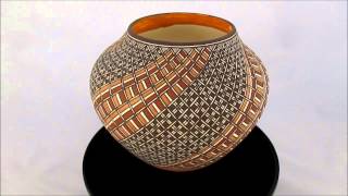 Rebecca Lucario Acoma Pueblo Pottery Bowl [upl. by Kina]