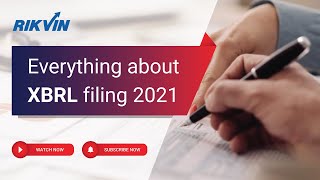 Revised XBRL Filing Requirements 2021 Rikvin Pte Ltd [upl. by Kore232]