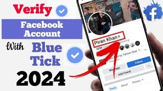 How To Verify Facebook Account With Blue Tick  How to Get Verified On Facebook [upl. by Kinson]