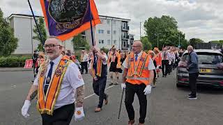 East Of Scotland Boyne Celebrations In Grangemouth Full Parade 290624 [upl. by Enaled]