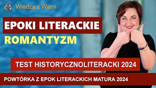 ROMANTYZM powtórka z epok literackich do matury z polskiego 2024 [upl. by Lienhard]