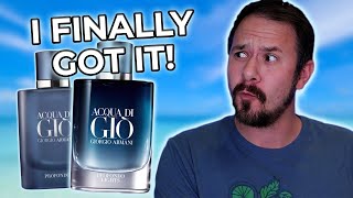 Giorgio Armani Acqua di Gio Profondo Lights FIRST IMPRESSIONS  The BEST Acqua di Gio [upl. by Hedelman]