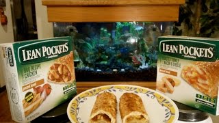 Lean Pockets BBQ Recipe Chicken VS Roasted Turkey With Bacon amp Cheese Review [upl. by Cranford]