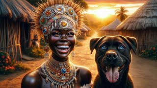 La CHICA que se convirtió en la NOVIA del PERRO  cuento africano [upl. by Norrv122]