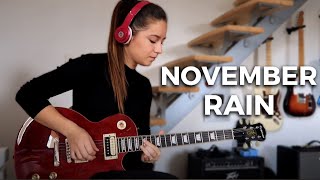 Guns N Roses  November Rain solo Cover by Chloé [upl. by Ramedlav]