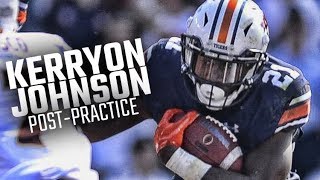 Kerryon Johnson on Auburns offense after Day 3 of fall camp [upl. by Samira432]