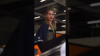 Emilia Clarke at Mclaren garage  British Grand Prix 2024 [upl. by Eisned]