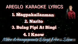 Nonstop Karaoke Areglo Lyrics  Magpakailanman  Narito  Bulag Pipi At Bingi  I Know  One Night [upl. by Tarra]