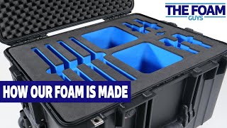 How Our Custom Foam For Cases Is Made  The Foam Guys [upl. by Merrick]