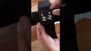 Unboxing Chanel earrings [upl. by Delanty]