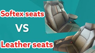 Softex VS leather interior What is the difference [upl. by Enitsugua]