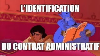 Lidentification du contrat administratif [upl. by Adnolat]