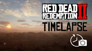 Red Dead Redemption 2 AMAZING TIMELAPSE NatureWeatherScenery [upl. by Salvador]