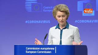 Von der Leyen quotIl nuovo Bilancio UE sarà la risposta europea alla crisiquot [upl. by Thirzi]