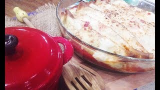 Canelones de verduras y espinaca con salsa mixta [upl. by Gibb]