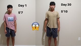 I Stretched For 30 Days To Grow Taller IT WORKS [upl. by Onia90]