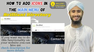 How to add Icons in the Main Menu of Brilliant Directories brilliantdirectories mainmenu [upl. by Chiou389]