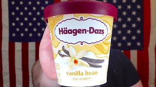 Haagen Dazs Vanilla Bean Ice Cream  Review [upl. by Delanty]