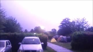 Onweer Renesse 9 augustus 2016 [upl. by Ranita890]