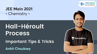 Super Concept  HallHéroult Process  JEE Bytes by Unacademy  Ankit Chouksey [upl. by Erida307]