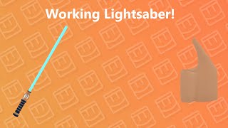 How To Make A Lightsaber Rec Room CV2 [upl. by Nossyla]