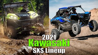 2021 Kawasaki SXS Lineup FIRST LOOK [upl. by Crystal435]