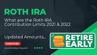 Maximum Roth IRA Contribution Limits for 2021 amp 2022 [upl. by Mcafee761]