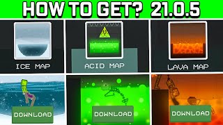 HOW TO GET ALL THE SECRET MAPS in Melon Playground 2105 [upl. by Enined]