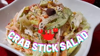 CBMP  Crab Stick Salad  Different and Very Tasty Recipe For All  Just Try It [upl. by Arianie]