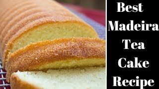 How to make Moist and fluffy Madeira cake Best pound cake ever [upl. by Reyna462]