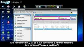 Cómo crear particiones de disco sin formatear con Norton Partition Magic  Tutorial  Mp3es [upl. by Kinney]