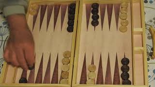 Backgammon opening moves  video no 2 [upl. by Htebiram]