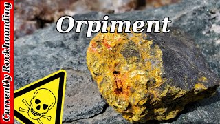 Orpiment Identification  Dont Lick This Rock [upl. by Enrobso230]