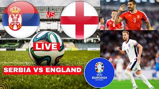 Serbia vs England Live Stream Euro 2024 Football Match Score Commentary Highlights Vivo Three Lions [upl. by Aetnahs468]