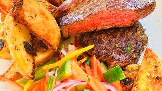 STEAK NIGHT  8oz RUMP  Wedges  Horseradish RAINBOW slaw Rob Kennedy [upl. by Drannel676]