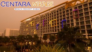 Centara Mirage beach resort Dubai [upl. by Tohcnarf]