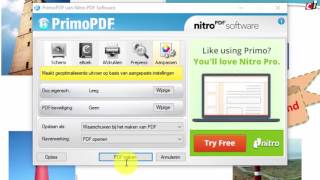 Slim pdf’s opslaan met PrimoPDF [upl. by Kirbee]